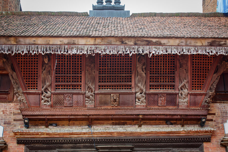 The Four Struts of the Main Shrine of Yetakaha Baha