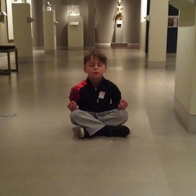 Even our littlest visitors are able to relax and find peace in our galleries. Photo by @thedailydanryan.