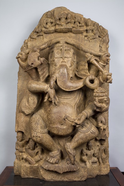 Ganesha; India, Madhya Pradesh; 11th century; Sandstone; Rubin Museum of Art C2004.14.4 (HAR 65346).