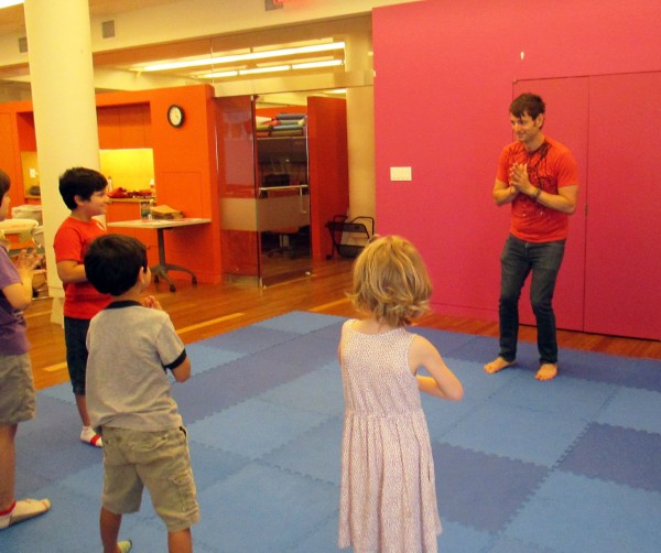 Families learned how movement releases stress and can be fun!