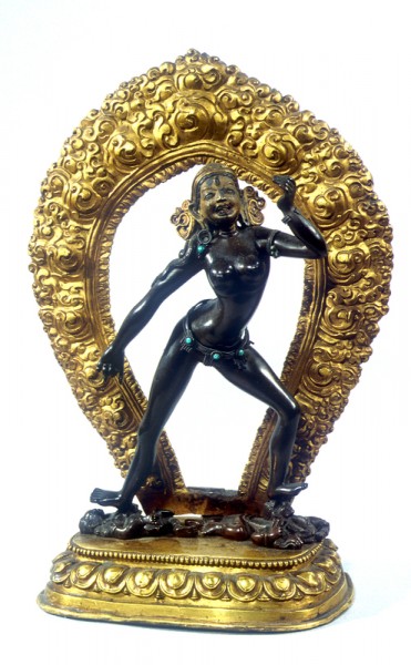 Vajrayogini Tibet; 18th century Brass and gilt copper alloy Rubin Museum of Art C2005.16.47 (HAR 65470) 