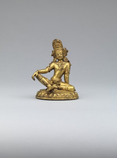 Indra Nepal; 16th century Gilt copper alloy Rubin Museum of Art C2005.16.44 (HAR 65467)