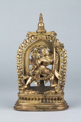 The Red Yogini Vajrayogini Tibet; 17th century; metalwork; Rubin Museum of Art; C2002.47.2 (HAR 65177)
