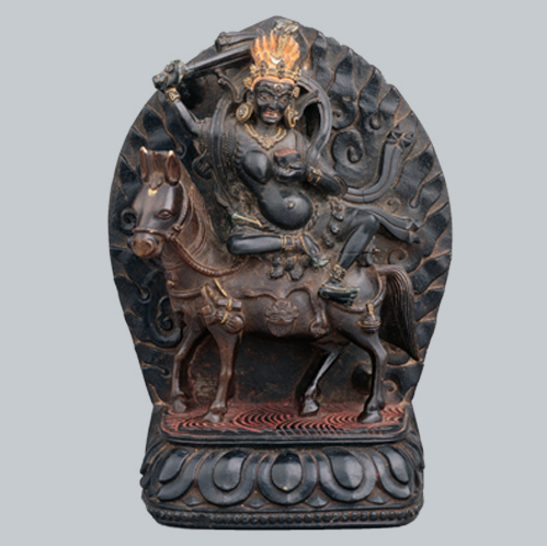 Shri Devi, Dorje Rabtenma; Tibet; 15th century; Rubin Museum of Art; C2006.19.1