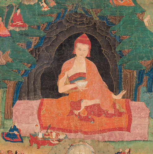 Padmasambhava; Tibet; 18th century; pigments on cloth; Rubin Museum of Art; Gift of Shelley and Donald Rubin; C2006.66.418 (HAR 866)