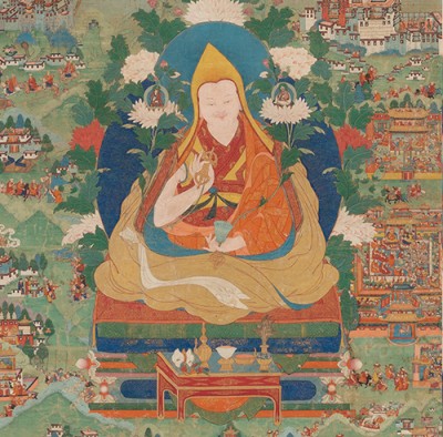 Scenes from the Life of The Fifth Dalai Lama (1617