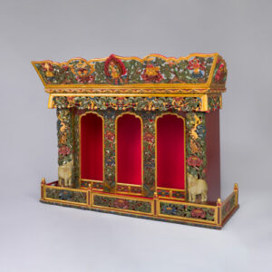 Tibetan Shrine Cabinet (Chosham); New York, New York; 2012-2013; wood, pigments and varnish; Rubin Museum of Art; SC2013.1