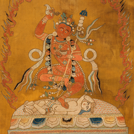 Vajravarahi; Tibet; 19th century; eEmbroidery on silk; Rubin Museum of Art; C2003.13.2 (HAR 65216)