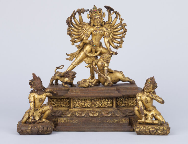 李向宇　馬のオブジェ　唐富貴 Durga Killing the Buffalo Demon (Durga Mahisasuramardini) | Rubin