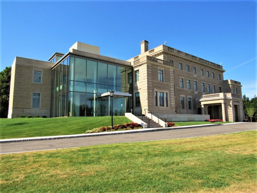 Exterior of McMullen Museum of Art