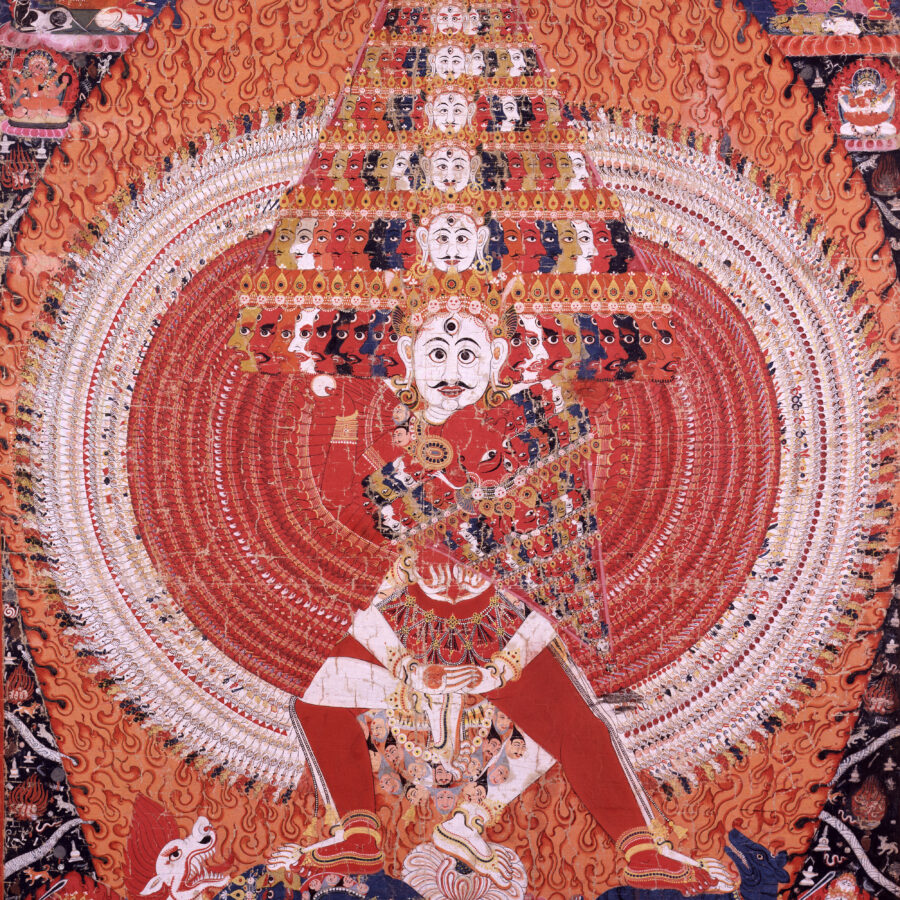 Shiva Vishavarupa, Universal form with Consort