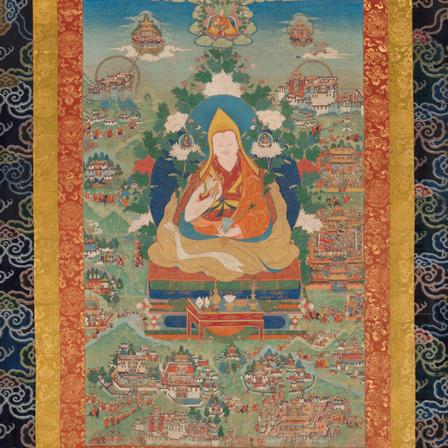 Fifth Dalai Lama (1617-1682) with Episodes from His Life