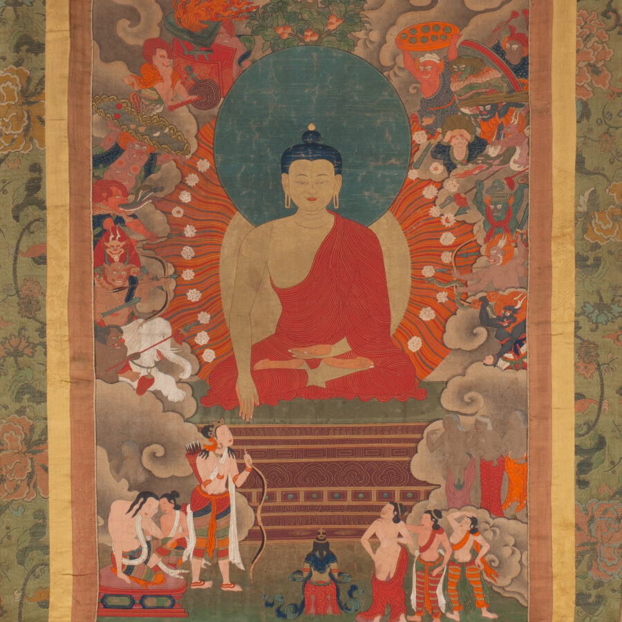 Buddha Shakyamuni Defeating Mara