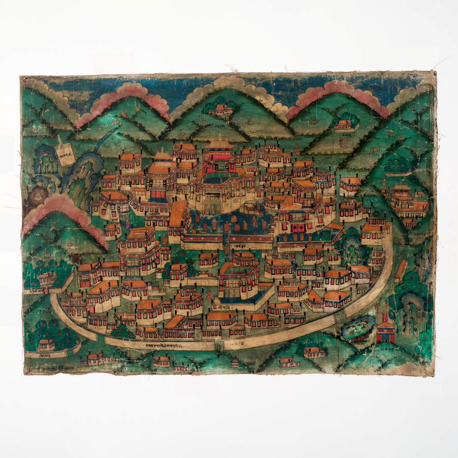 Map of Drepung Monastery