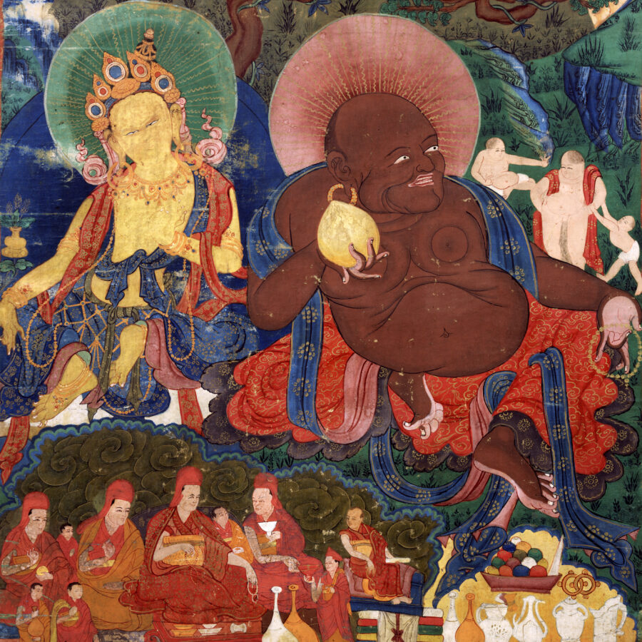 Vasudhara and Hvashang