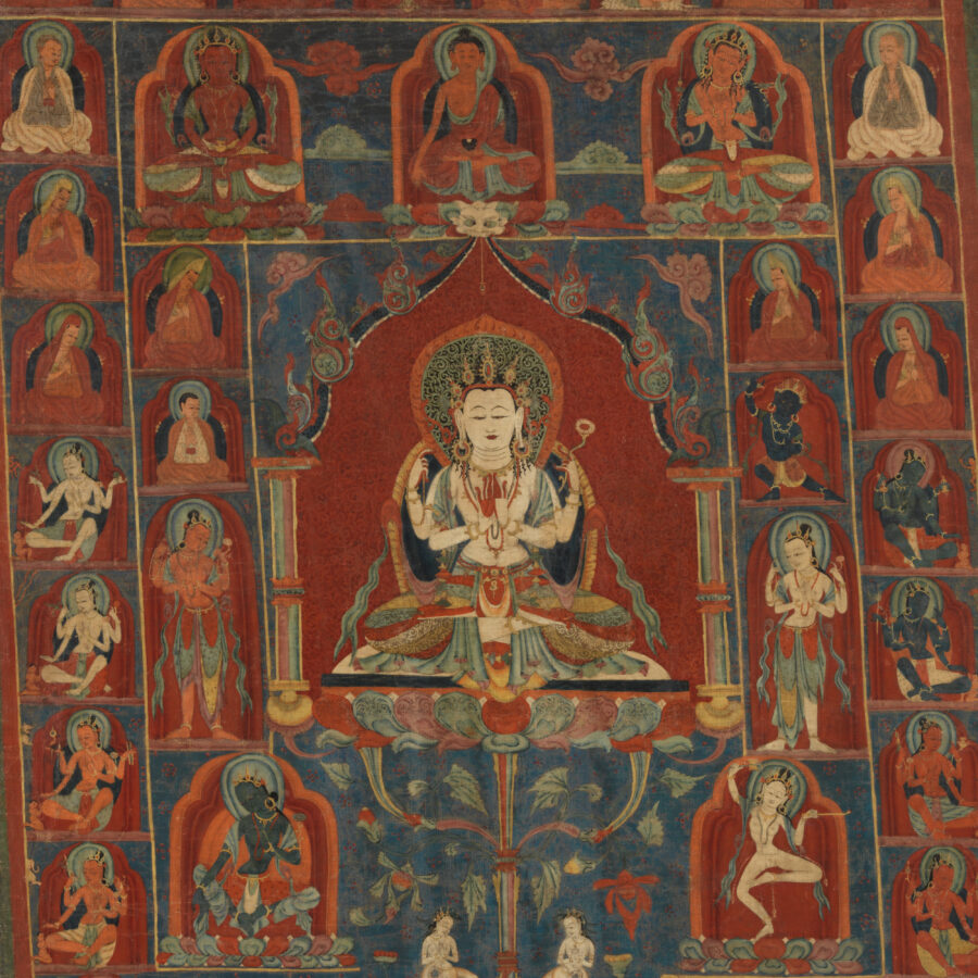 Six-syllable Avalokiteshvara Rescuing from the Eight Fears