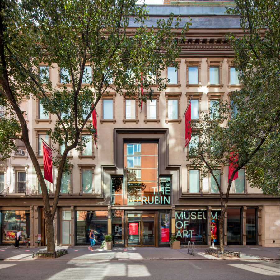 Facade of the Rubin Museum in New York City