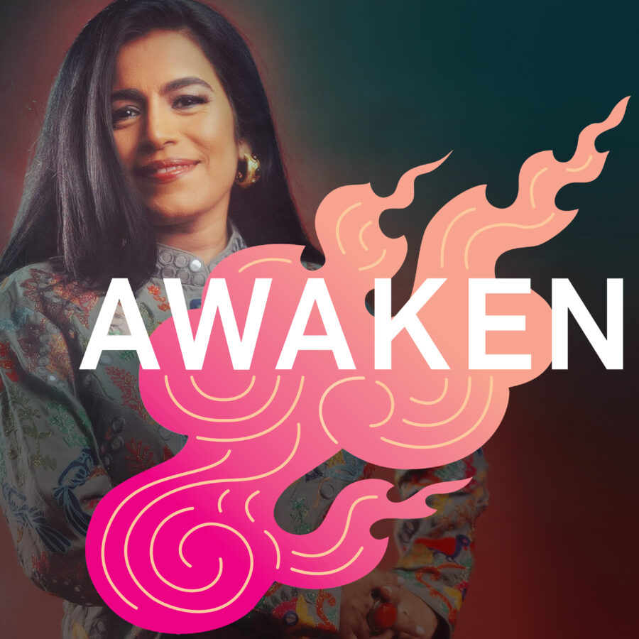 Awaken Podcast Season 3 Cover Falu Flame