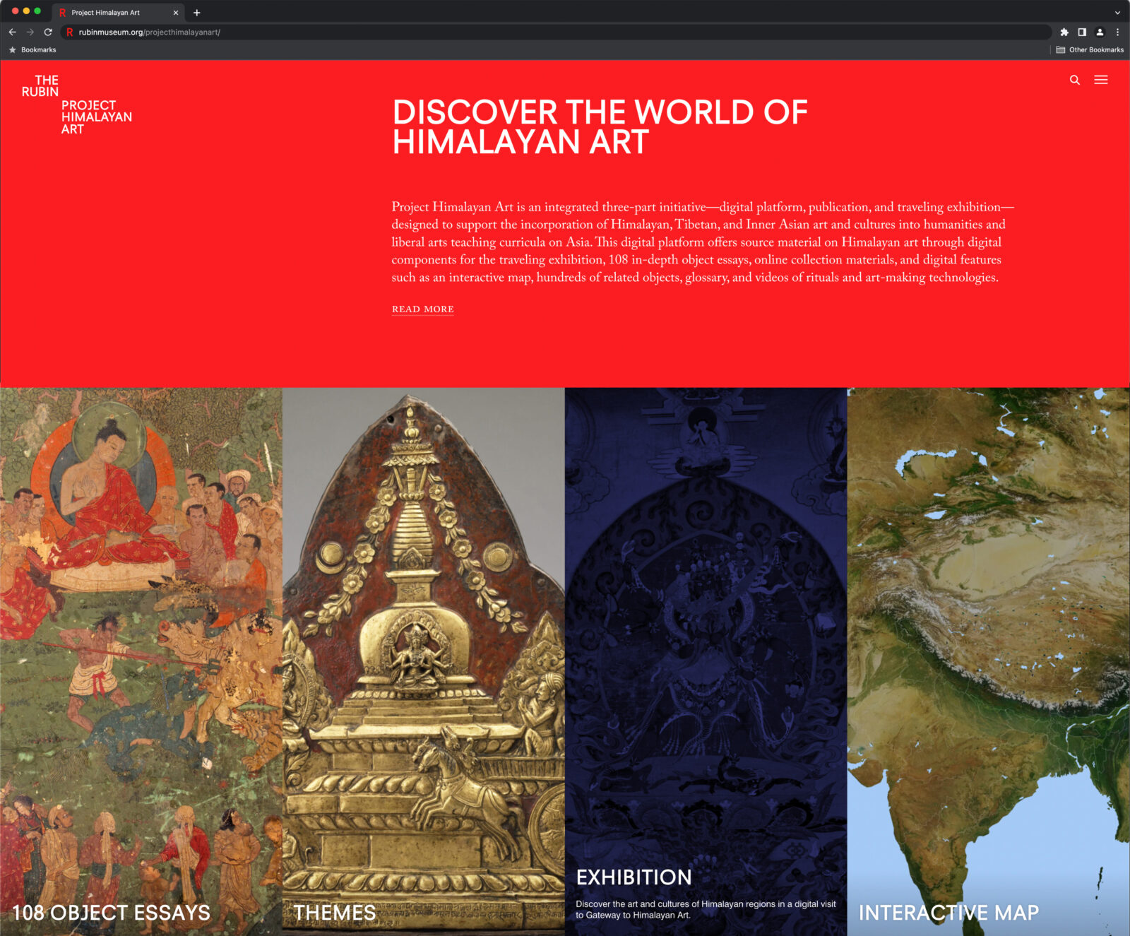 Project Himalayan Art Homepage Cover