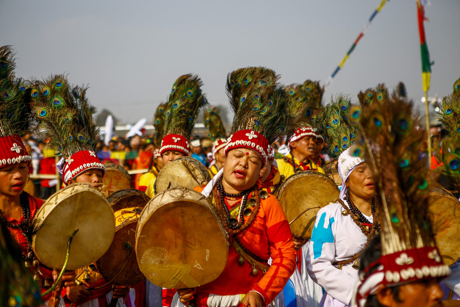 Tamang ritual specialists sing together