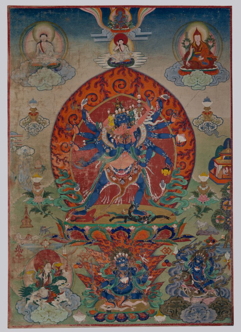 Chakrasamvara with Consort Vajravarahi | Rubin Museum of Himalayan Art